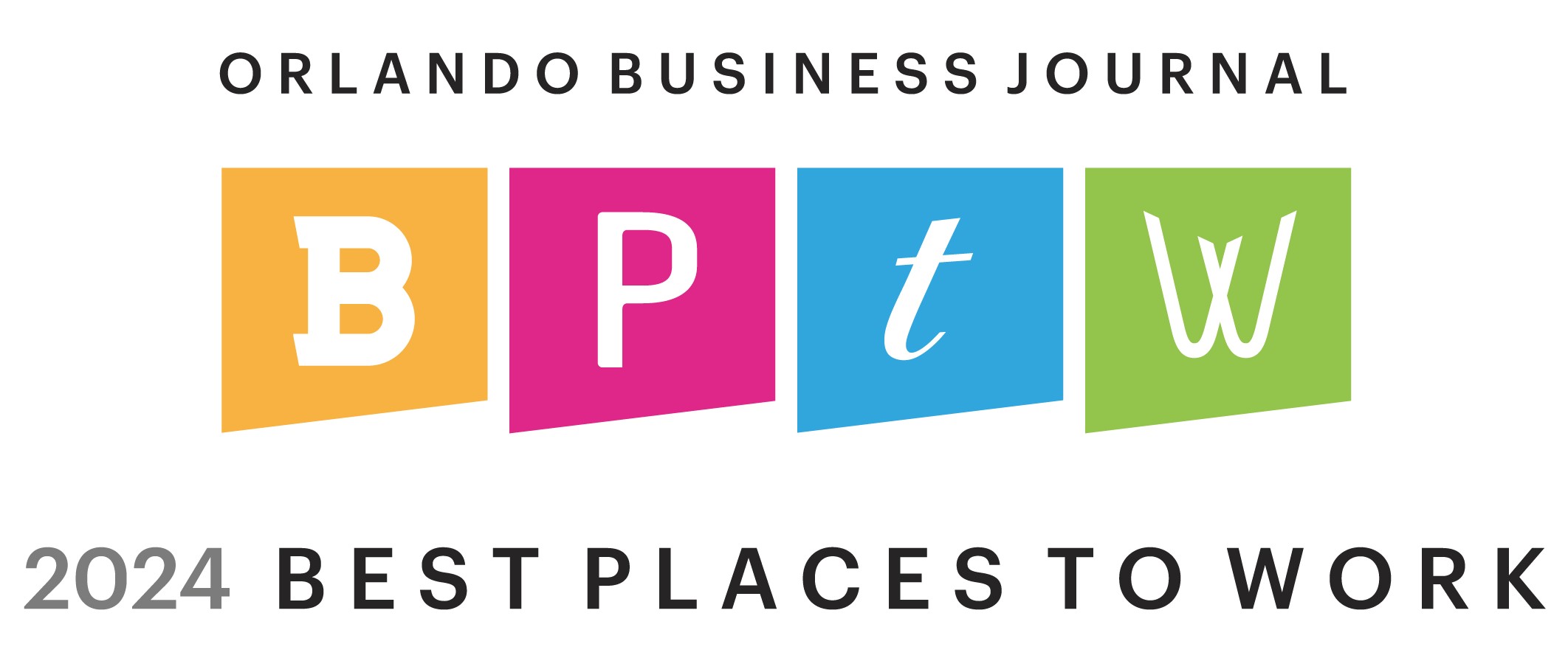 Orlando Business Journal's Best Places to Work Award logo